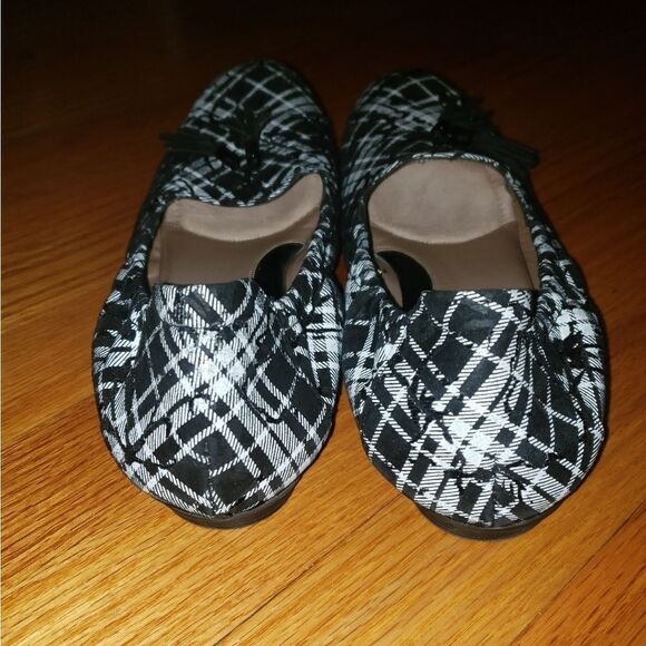 Beautifeel Black plaid flats - Picture 4 of 7